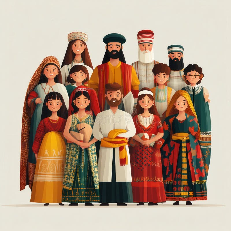 A Diverse Group Of People From Different Cultures