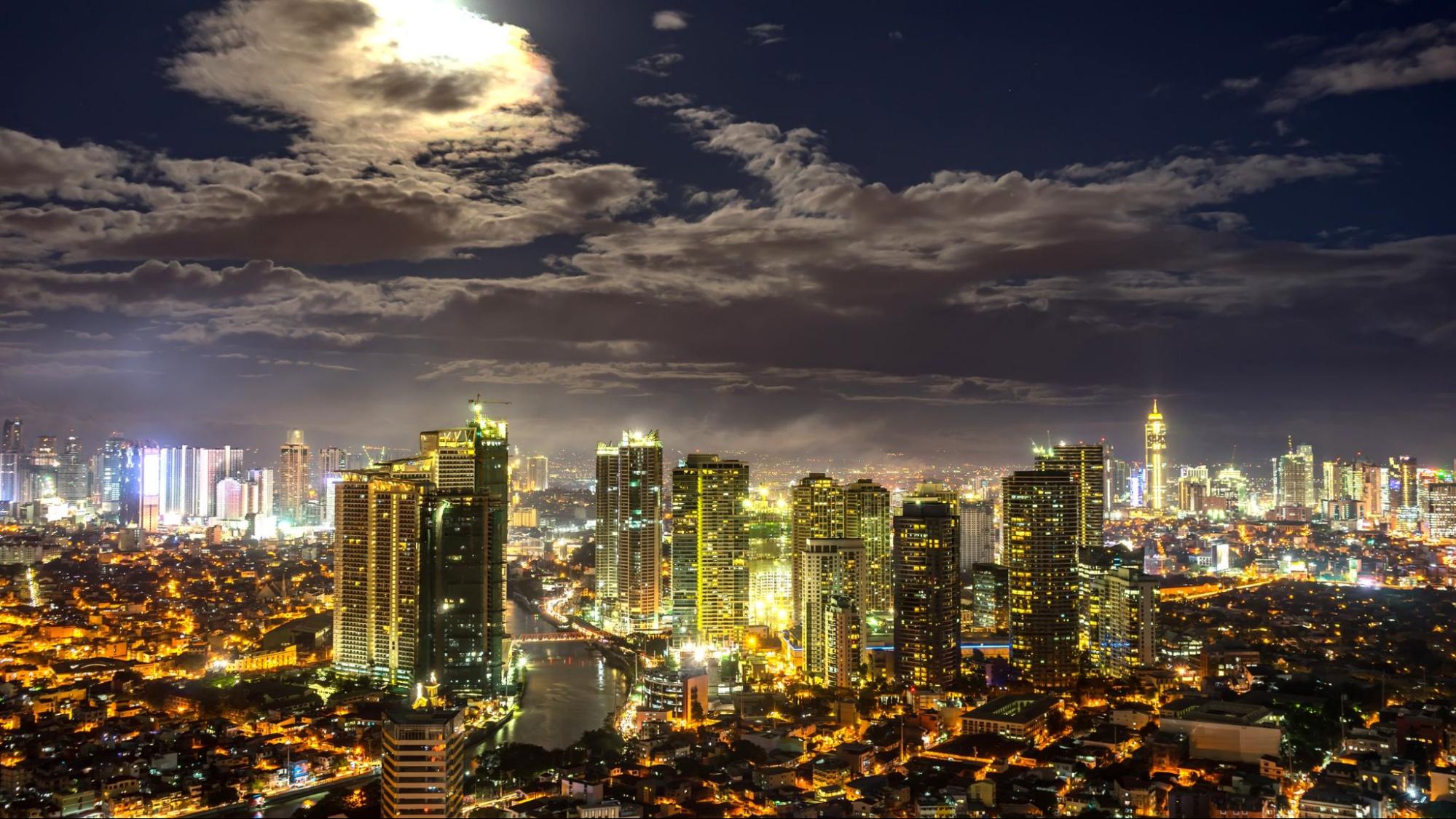 Makati during sunset Makati during sunset